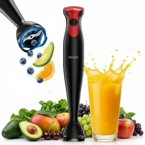 Immersion Hand Blender Electric Handheld Mixer Portable