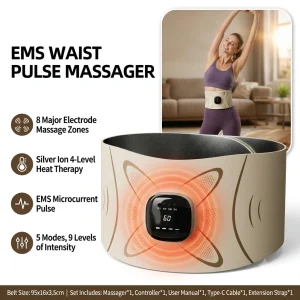EMS Waist Massager Belt Electric Muscle Stimulator