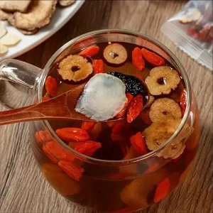 Ginseng Six Treasures Tea - Traditional Chinese Herbal Medicine