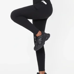 1PC Women’s Plus Size High-Waisted Black Yoga Leggings
