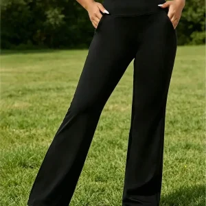 Women's Tummy Control Yoga Pants With Pockets