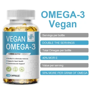 Vegan Plant-Based Omega-3  Supports Brain, Eye & Heart Health