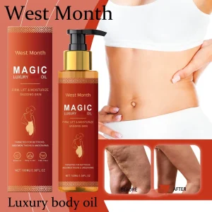 Firming Body Oil for Glowing Skin Improve Dry Moisturizing Anti Cellulite Massage
