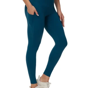 Women's Cross Waist Workout Leggings Tummy Control High Waisted Athletic Yoga Pants with Pockets